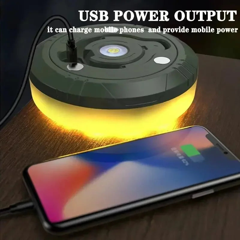 10M LED Camping Light Strip – Waterproof & Rechargeable