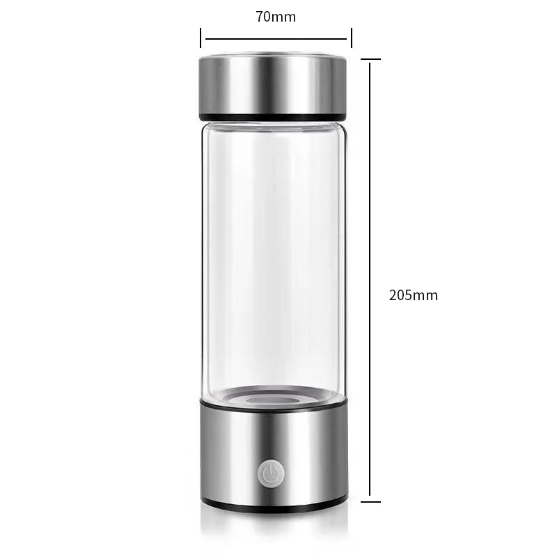 420Ml Hydrogen-Rich Water Cup Electric Hydrogen Rich Water Generator Bottle Titanium Quality Filter Portable Antioxidant Lonizer