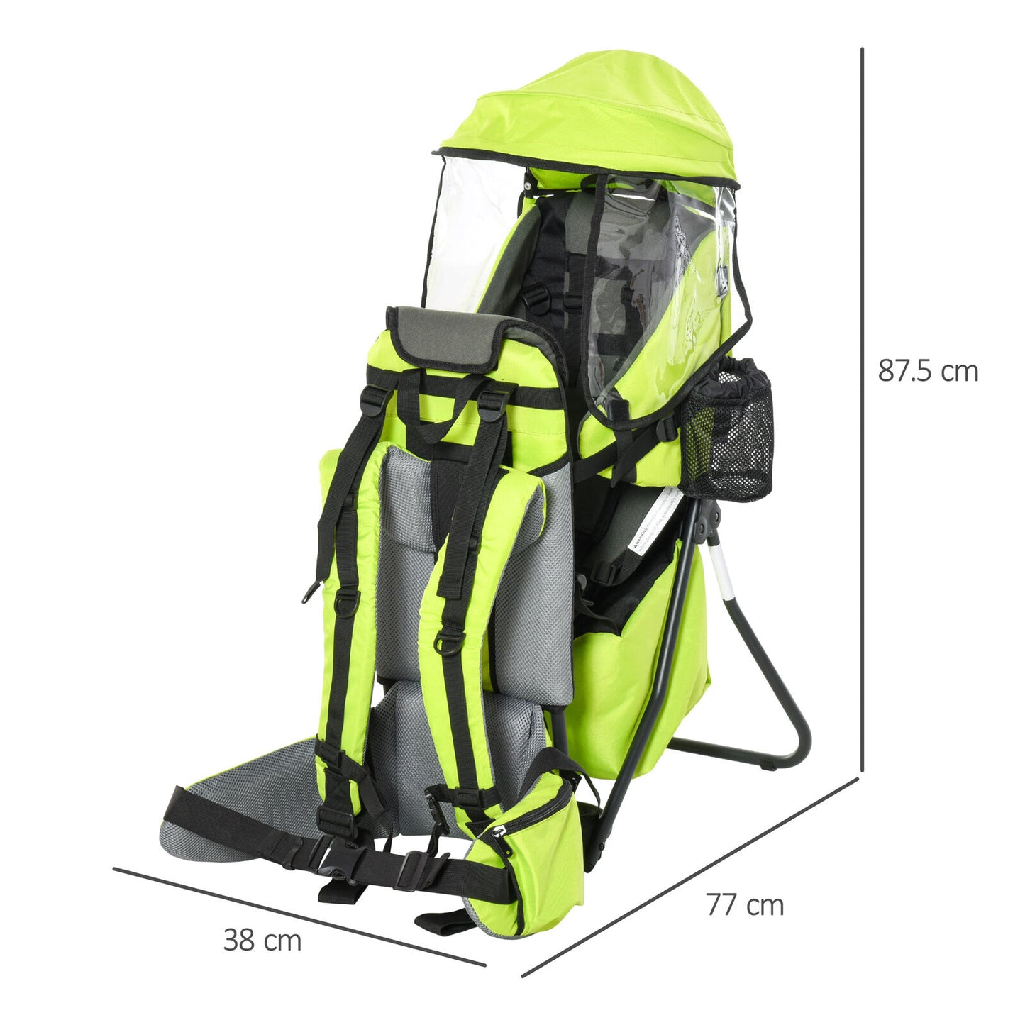 Top 3-in-1 Baby Hiking Backpack Carrier – Rain Cover + Storage | HOMCOM - Gonnae Select