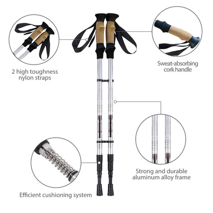 Hiking Pole Adjustable 65-135 Cm