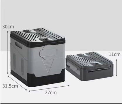 5-in-1 Portable Camping Toilet – Odor-Free & Foldable
