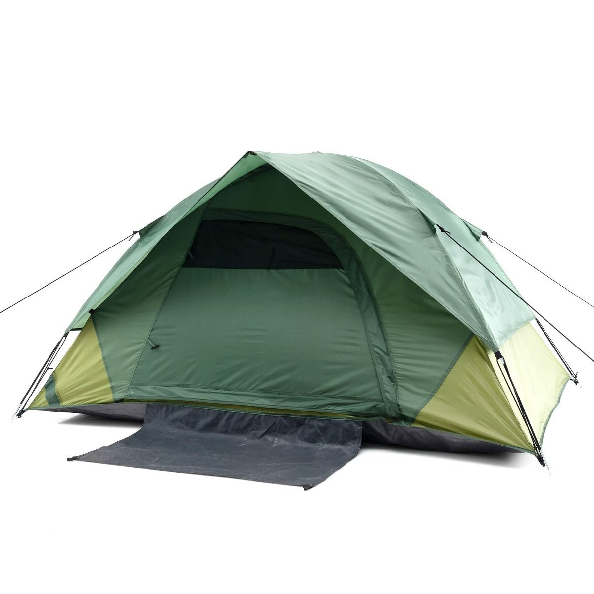 Lightweight Outdoor Tent with Removable Rain Fly and Double-Layer Door