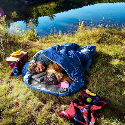 Double Sleeping Bag Extra Large Waterproof with Carrying Bag