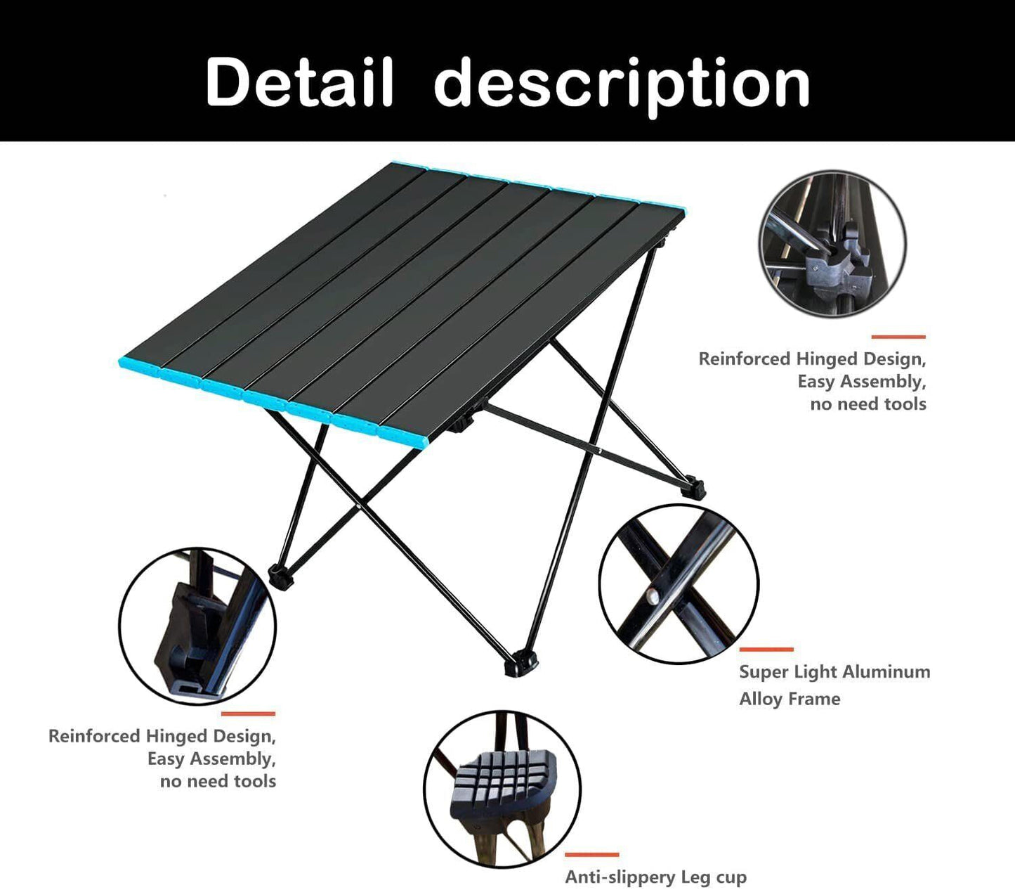 Aluminium Alloy Folding Table