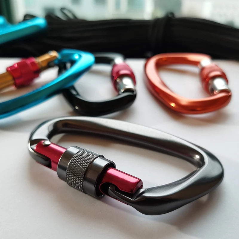 25KN Professional Climbing Carabiner – 2500KG Safety Lock