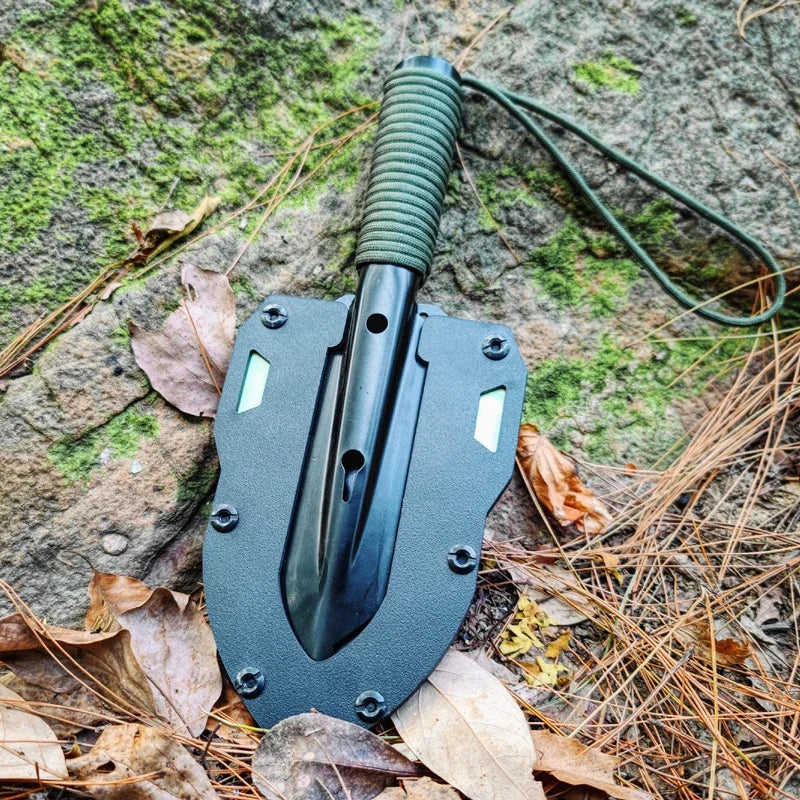 Essential 3-in-1 Tactical Shovel – Lightweight, Durable & Ready for Adventure