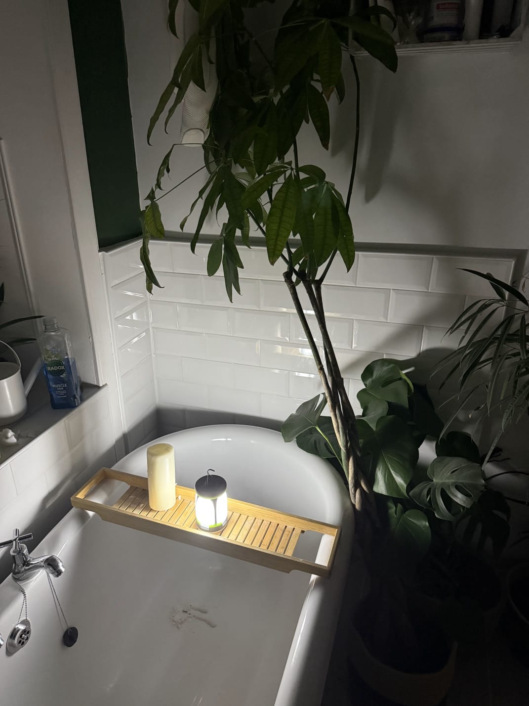 Camping lantern used during power cut