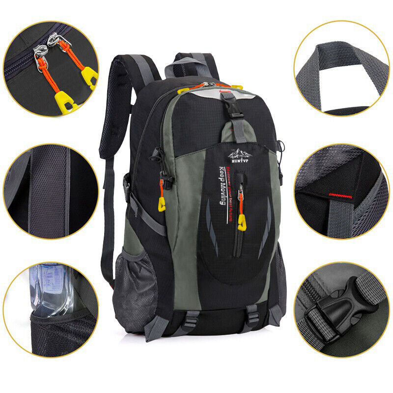 25L 30L 40L Hiking Camping Backpack Waterproof Outdoor Travel Sport Rucksack Bag