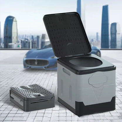 5-in-1 Portable Camping Toilet – Odor-Free & Foldable