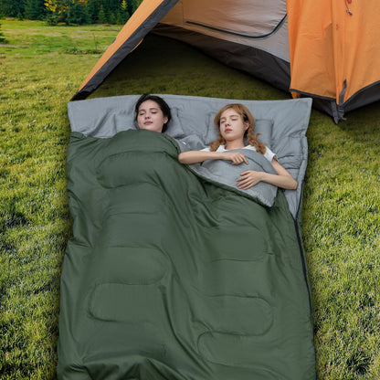 Double Sleeping Bag Extra Large Waterproof with Carrying Bag