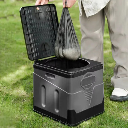 5-in-1 Portable Camping Toilet – Odor-Free & Foldable