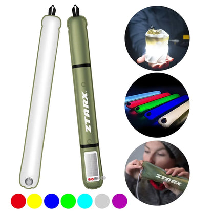 Solar Camping Light – Waterproof & Inflatable