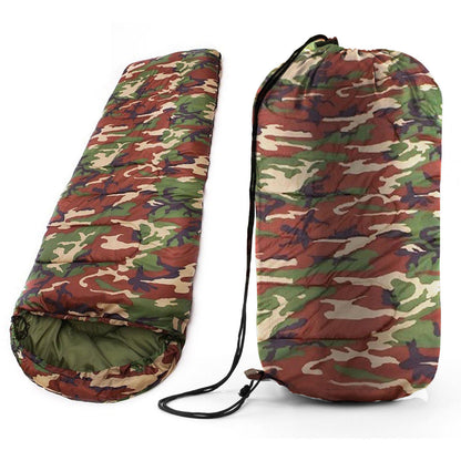 3-4 SEASON SINGLE SLEEPING BAGS CAMPING RECTANGULAR ENVELOPE ZIP up KIDS ADULT