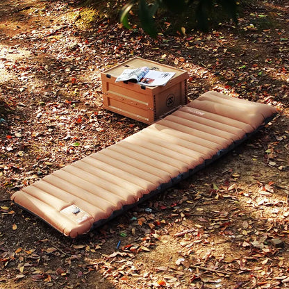 Ultralight Self-Inflating Air Mattress Thicken Sleeping Pad Splicing Inflatable Bed Beach Picnic Mat Camping Tent Air Cushion