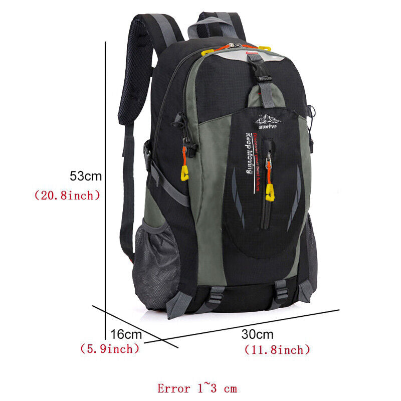 25L 30L 40L Hiking Camping Backpack Waterproof Outdoor Travel Sport Rucksack Bag