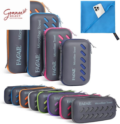 BAGAIL Microfiber Travel Towel – 10x Faster Drying