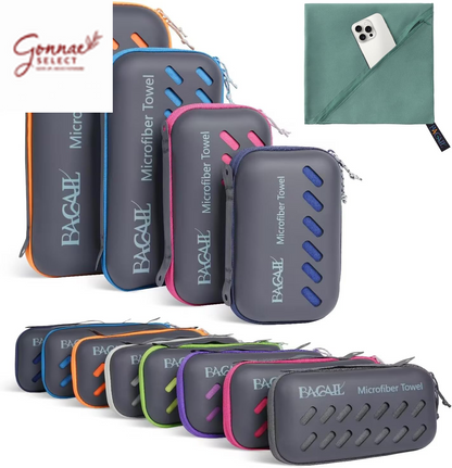BAGAIL Microfiber Travel Towel – 10x Faster Drying