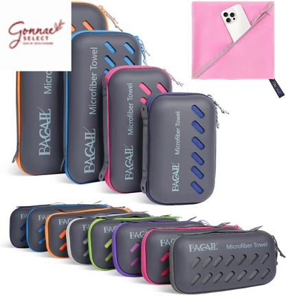 BAGAIL Microfiber Travel Towel – 10x Faster Drying